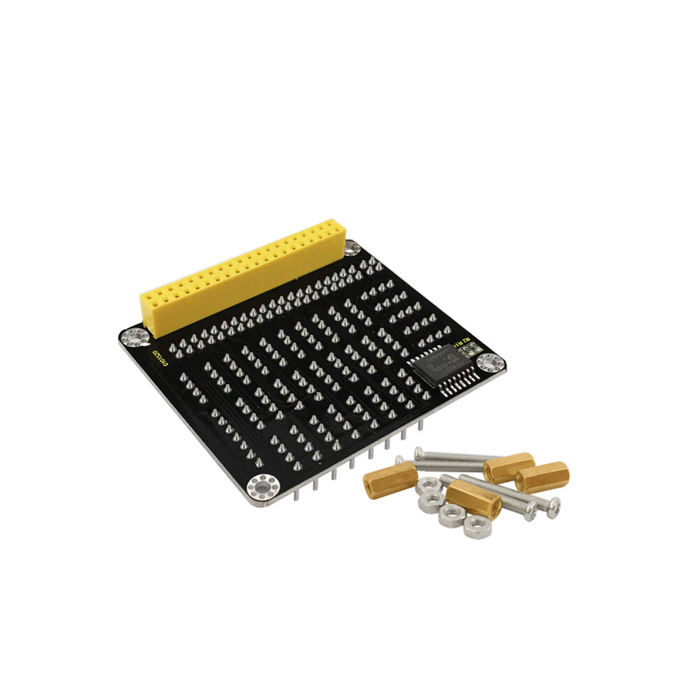 Keyestudio RPI GPIO Shield kompatibel med Raspberry Pi med PCF8591 AD-DA