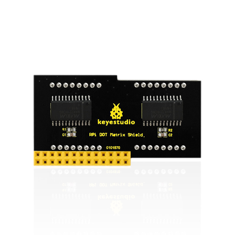 Keyestudio 16x8 LED-matrix-skærm kompatibel med Raspberry Pi