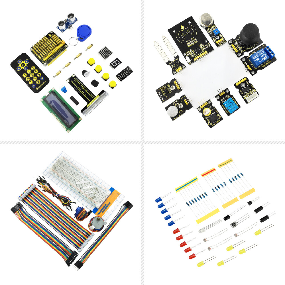 Keyestudio Ultimate Starter Kit kompatibel med Raspberry Pi