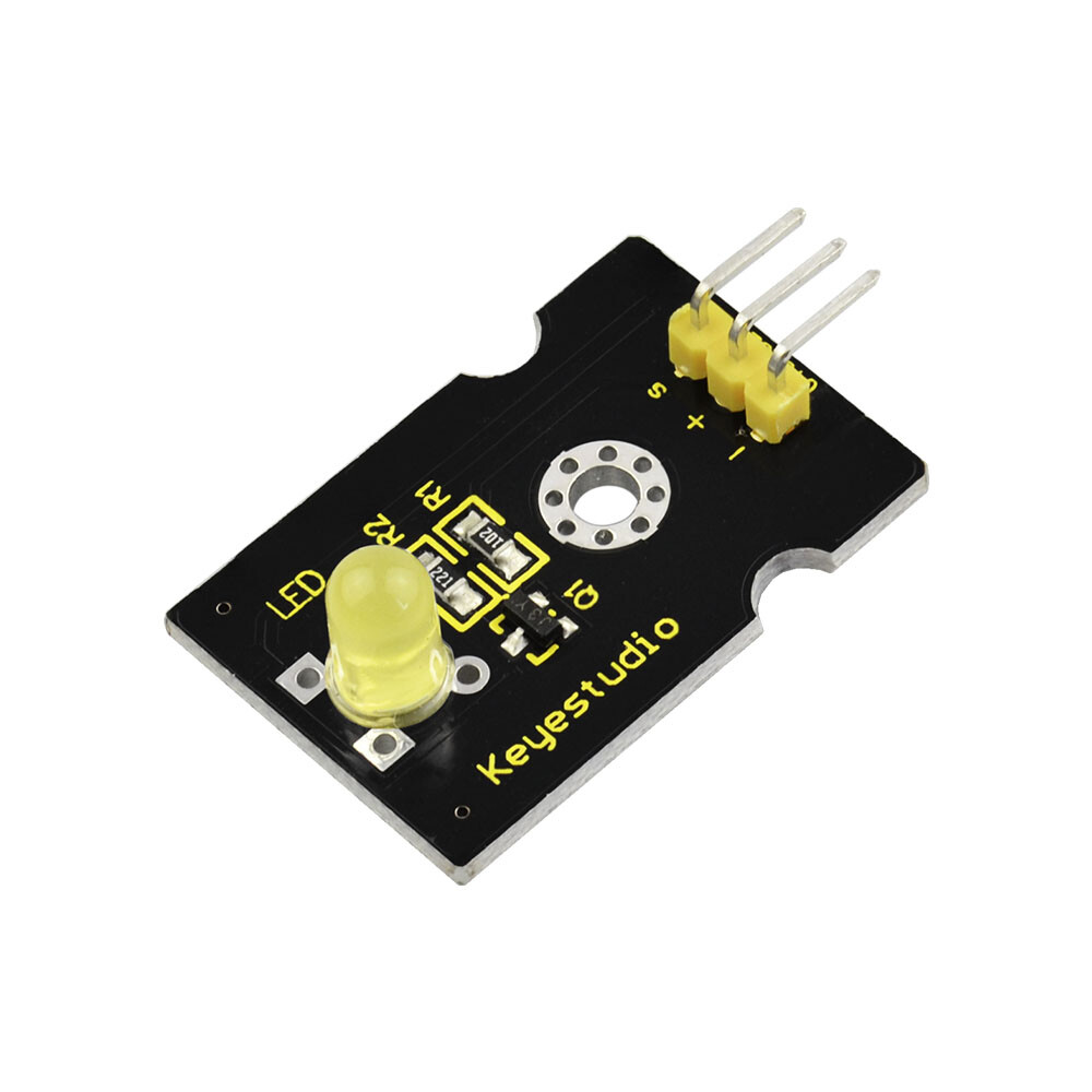 Keyestudio Super-Bright Gelb LED-Modul kompatibelt med Arduino