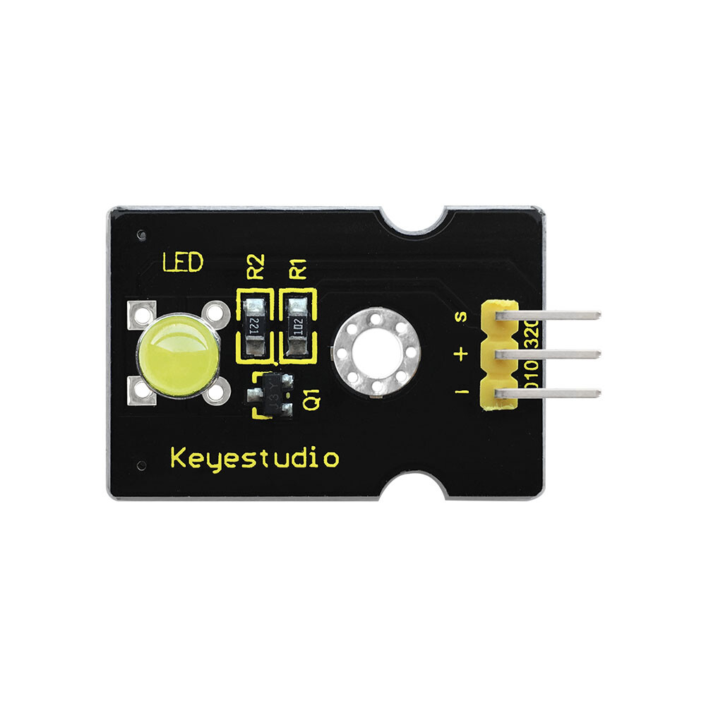 Keyestudio Super-Bright Gelb LED-Modul kompatibelt med Arduino