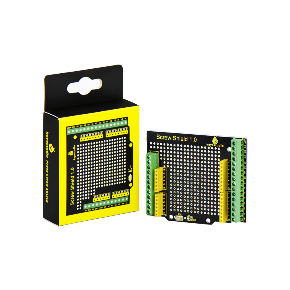 Keyestudio Proto Screw Shield for Arduino UNO R3 Terminalforbindelse