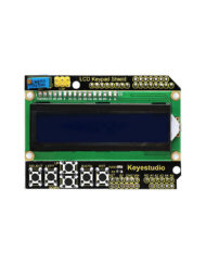 Keyestudio 1602LCD tastatur shield kompatibel med Arduino UNO, blå, sort, baggrundslys
