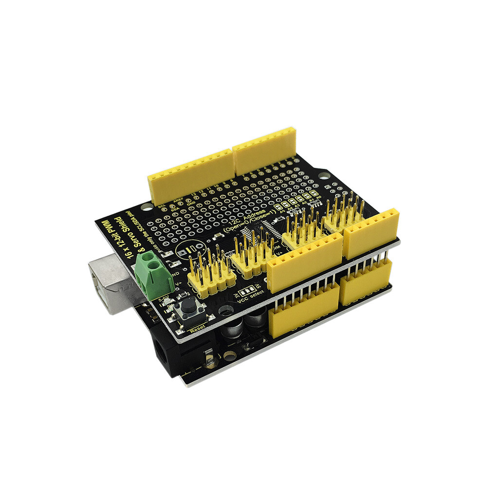 Keyestudio 16-kanal Servo Motor Driver Shield til Arduino