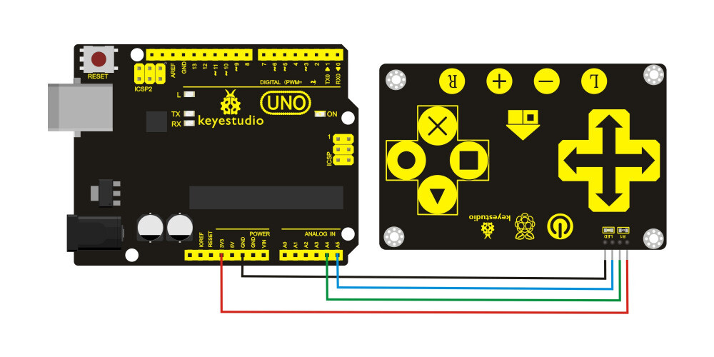 Keyestudio TTP229L 16-tasters kapacitiv berøringstastatur til Arduino Uno R3