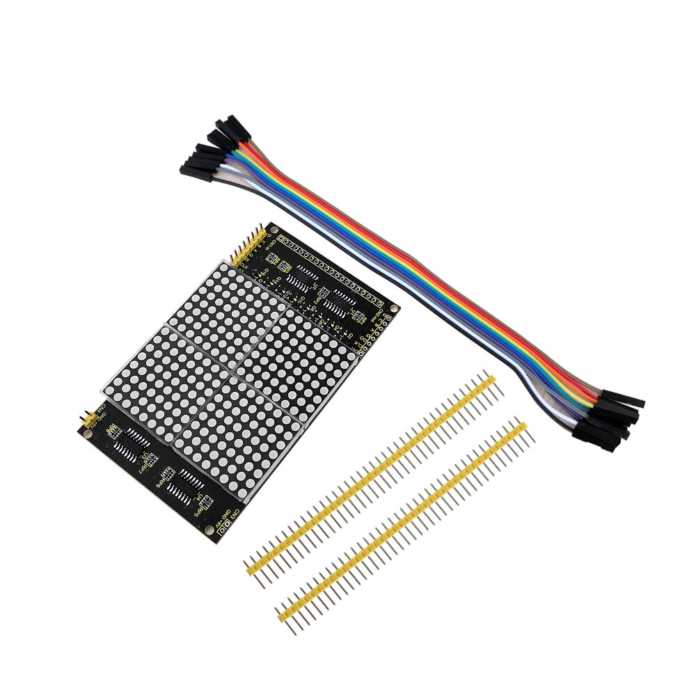 Keyestudio LED Dot Matrix 16x16 Display Modul für Arduino, unbegrenset kædedannelse