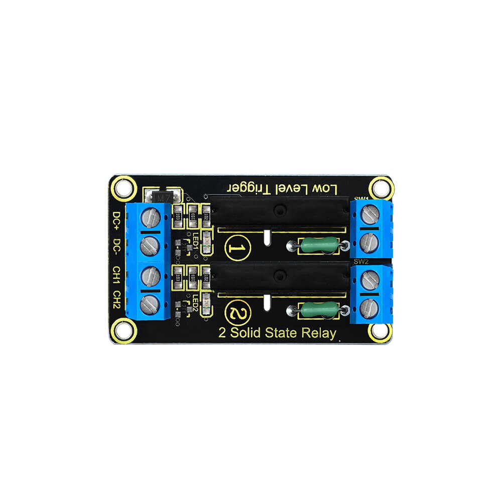 Keyestudio 2-kanals solid state relay modul til Arduino