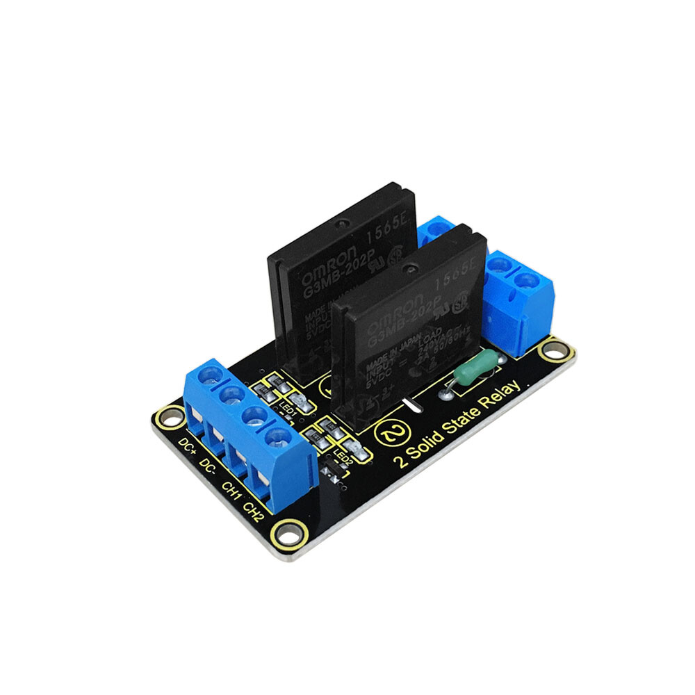 Keyestudio 2-kanals solid state relay modul til Arduino