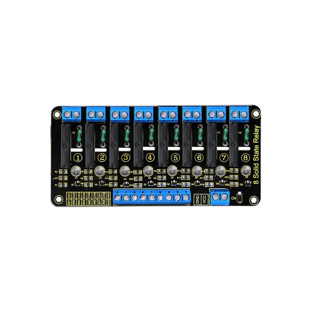 Keyestudio 8-kanals solid state relay modul til Arduino