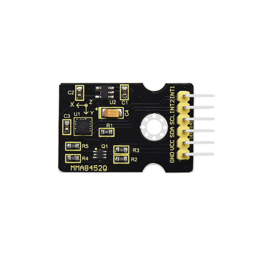 Keyestudio MMA8452Q Modul, dreirosisk digital accelerations- og hældningssensor til Arduino