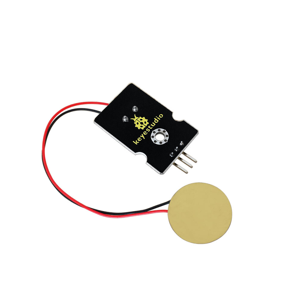 Keyestudio Analoge piezoelektrisk keramisk vibrationssensor til Arduino