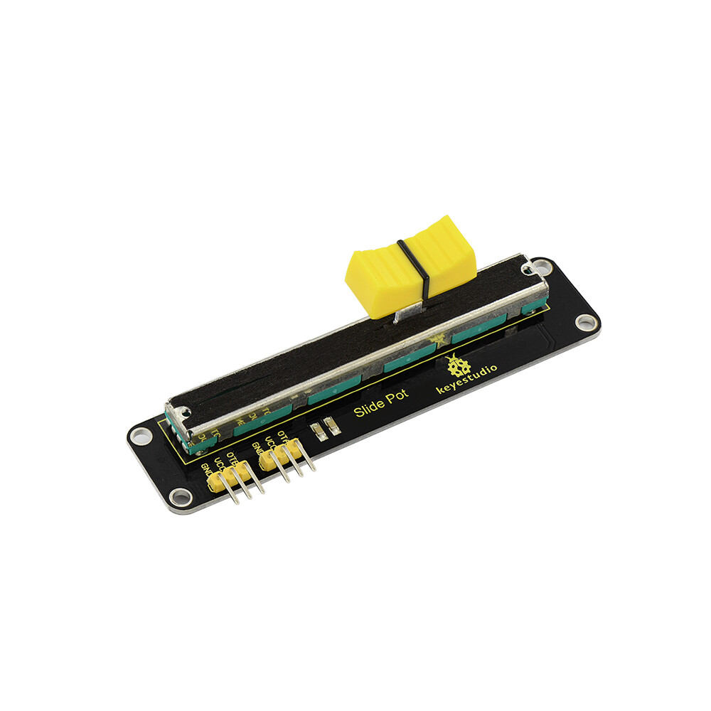 Keyestudio Slide Potentiometer Modul für Arduino, Dualer analoger Ausgang