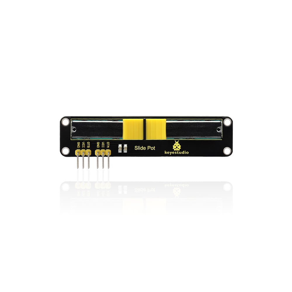 Keyestudio Slide Potentiometer Modul für Arduino, Dualer analoger Ausgang