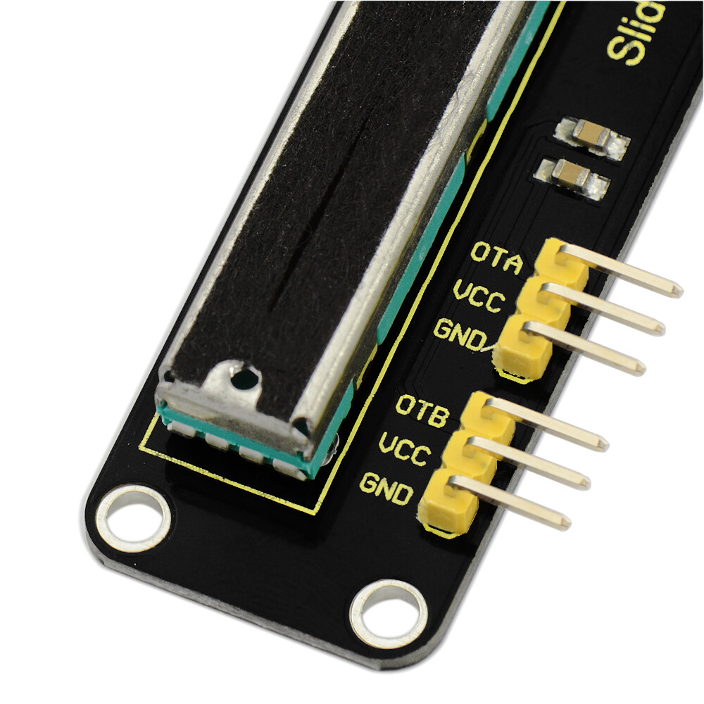 Keyestudio Slide Potentiometer Modul für Arduino, Dualer analoger Ausgang