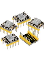 Keyestudio A4988 Reprap Stepmotor-driver med køleplade til Arduino 3D-printer RAMPS1.4