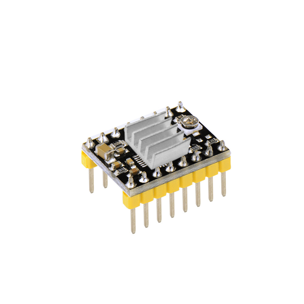 Keyestudio A4988 Reprap Stepmotor-driver med køleplade til Arduino 3D-printer RAMPS1.4