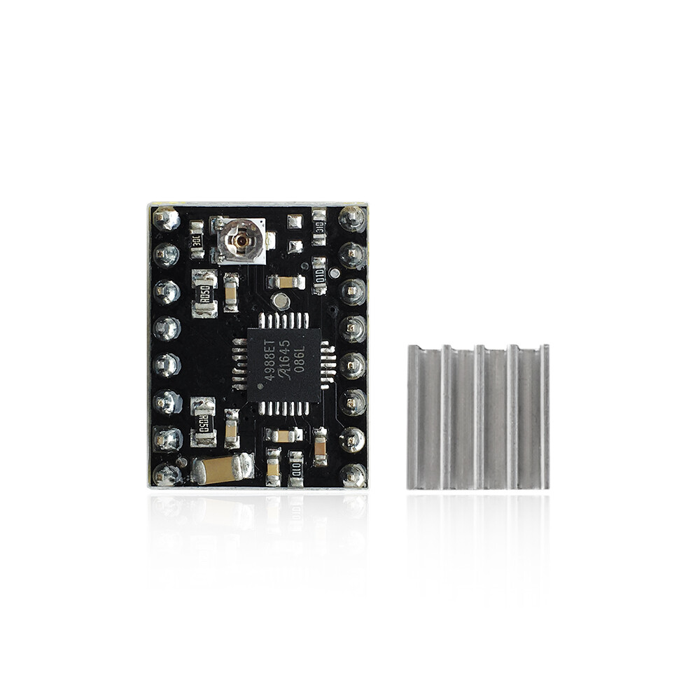 Keyestudio A4988 Reprap Stepmotor-driver med køleplade til Arduino 3D-printer RAMPS1.4