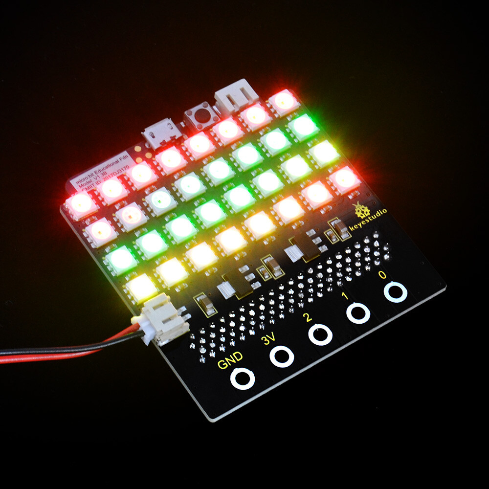 Keyestudio SK6812 Dot Matrix Skærm til Micro:bit 8x4 LED 32Bit