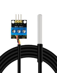 Keyestudio DS18B20 Temperatursensor 1m Vandtæt rør med forbindelsesmodul
