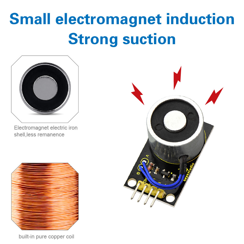 Keyestudio Elektromagnetmodul für Arduino DIY-Projekte 5VDC