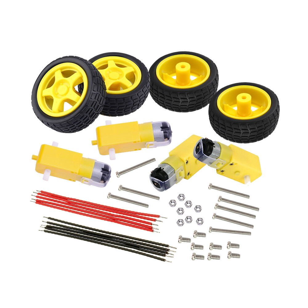 Keyestudio Motorhjul-kit til smart bil Smart Car Accessoirer