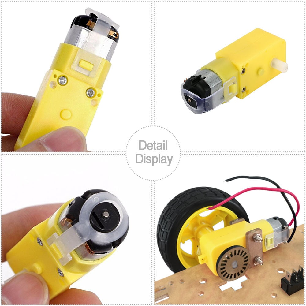 Keyestudio Motorhjul-kit til smart bil Smart Car Accessoirer