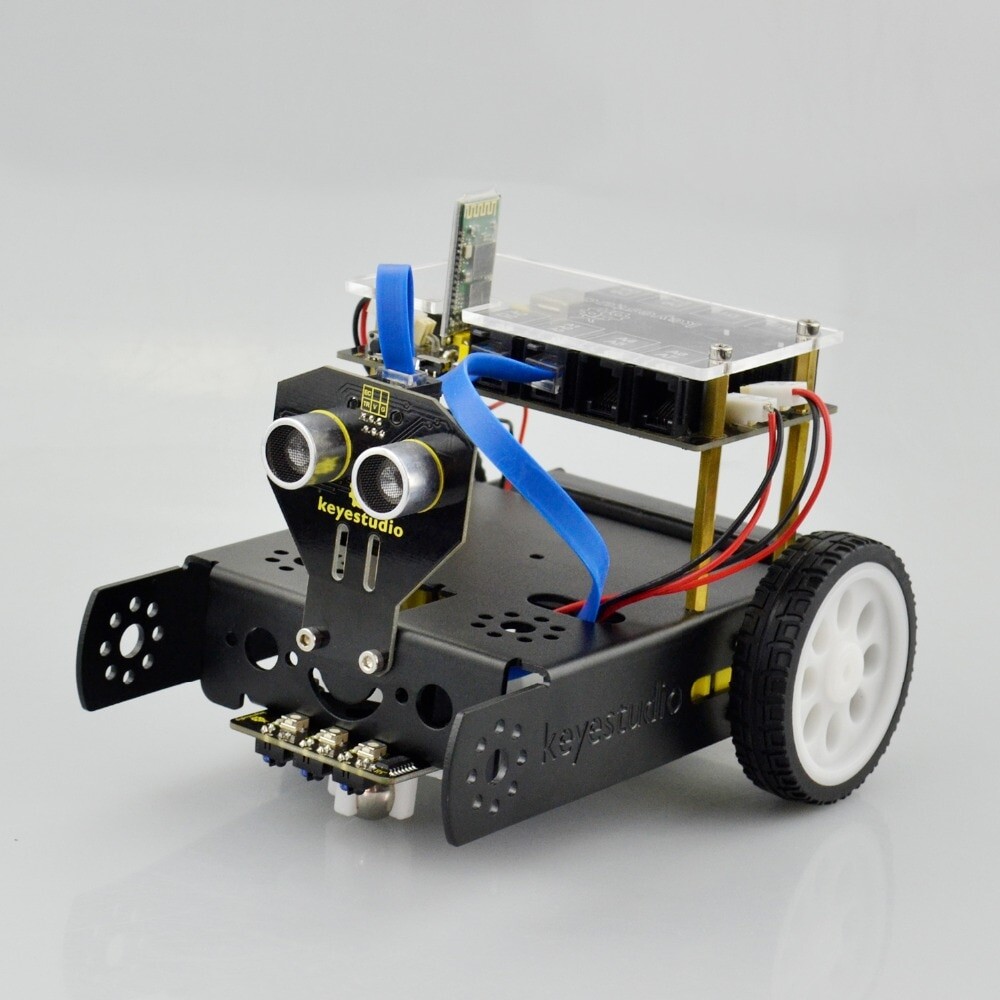 Keyestudio KEYBOT Programmeringsrobot til Arduino STEM Mixly Block/C programmering