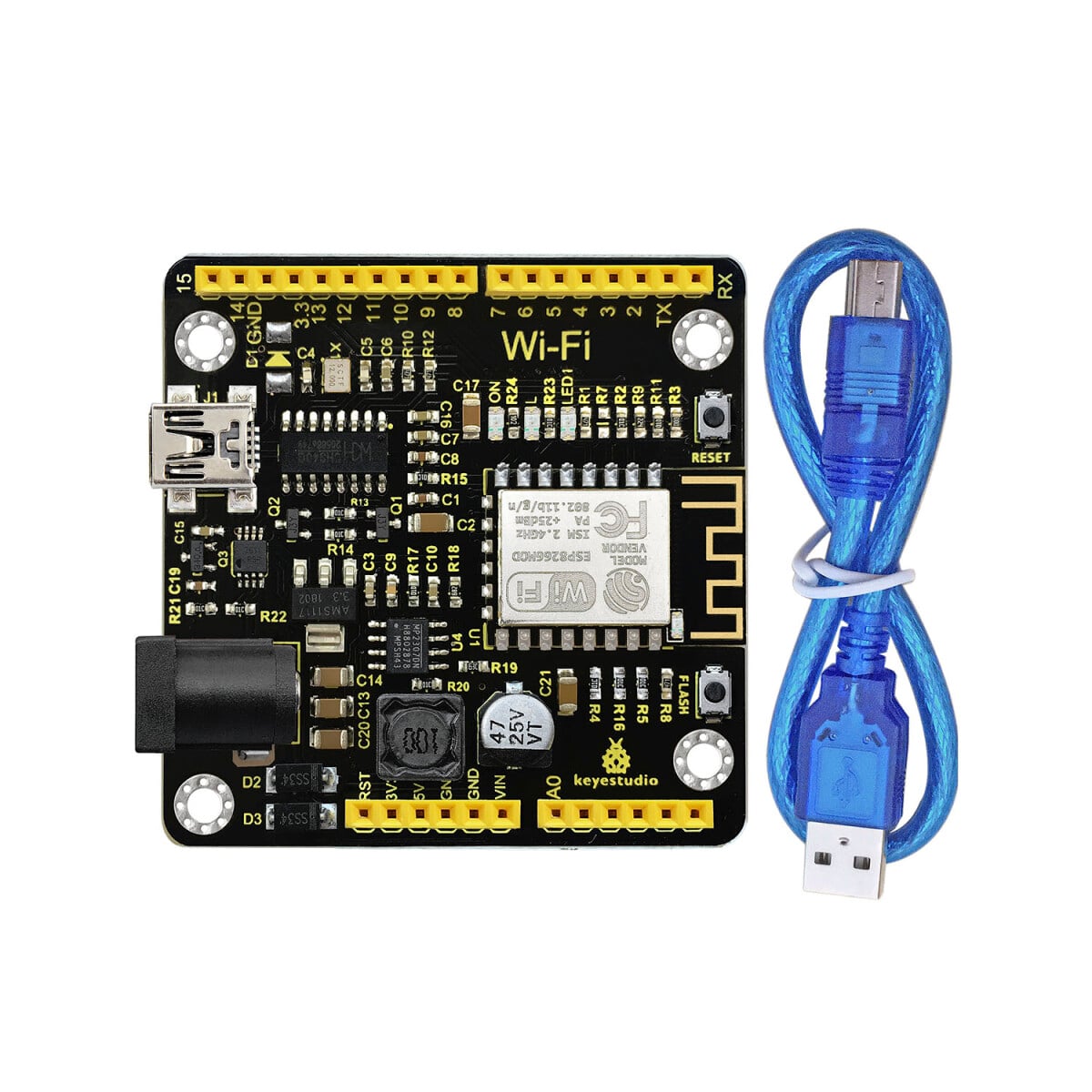 Keyestudio ESP8266-12F WiFi udviklingskort med Arduino support RTOS
