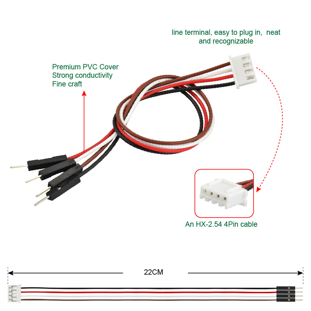 Keyestudio 8x16 LED Dot Matrix Board for Arduino med PH2.54 stik