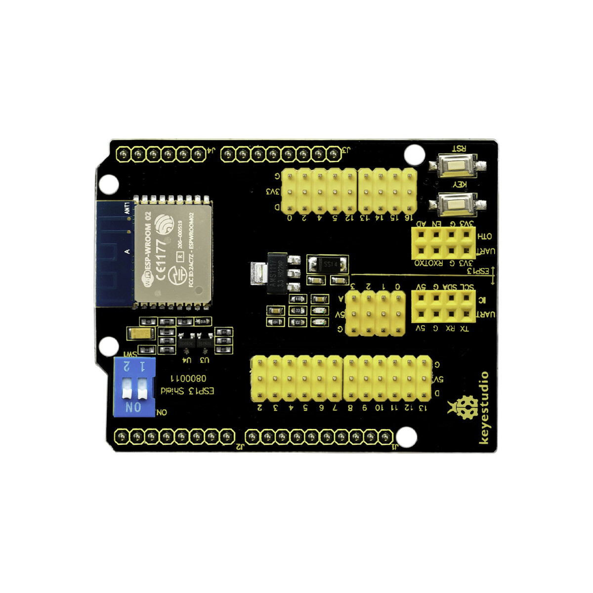 Keyestudio ESP8266 WiFi Udvidelseskort til Arduino UNO ESP-13 Modul Web Server
