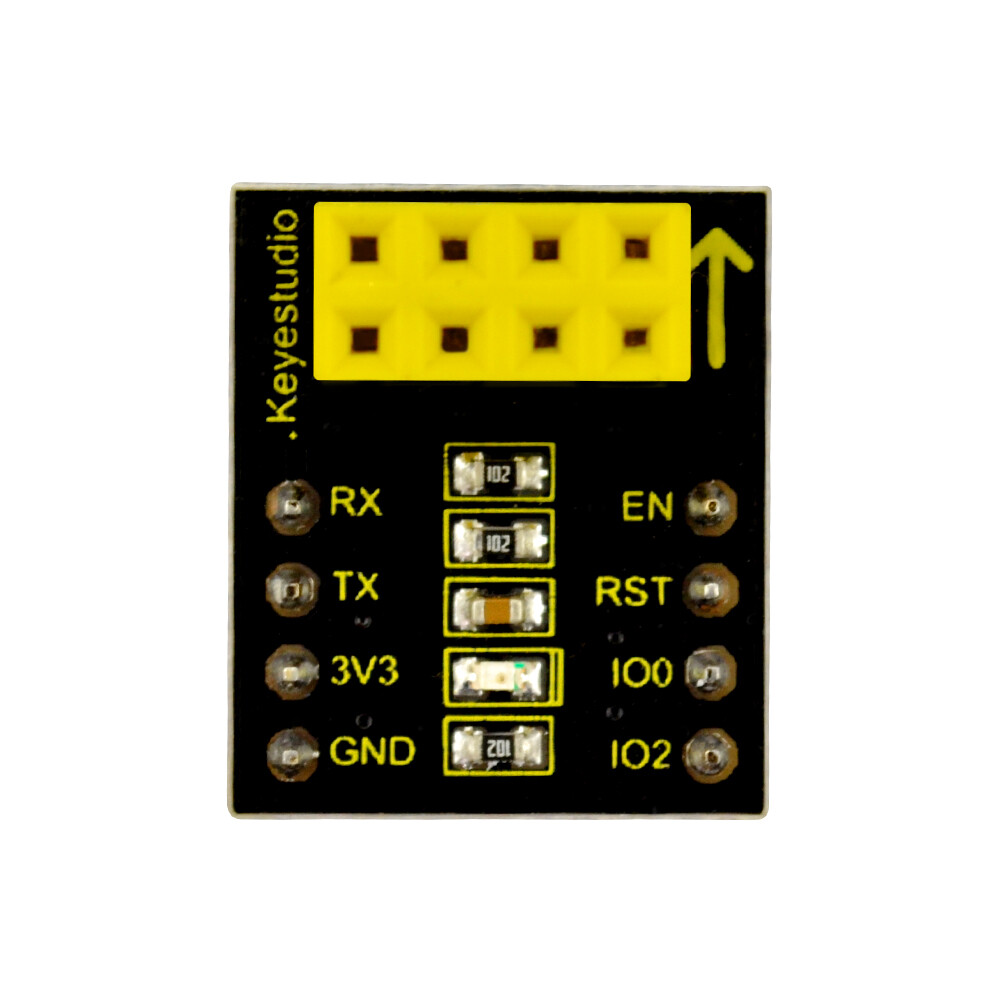 Keyestudio ESP-01S Wifi Modul kompatibelt med Arduino, kompatibel med ESP8266 Wifi Adapter