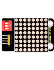 Keyestudio 8x8 LED-matrixmodul HT16K33 til Arduino I2C