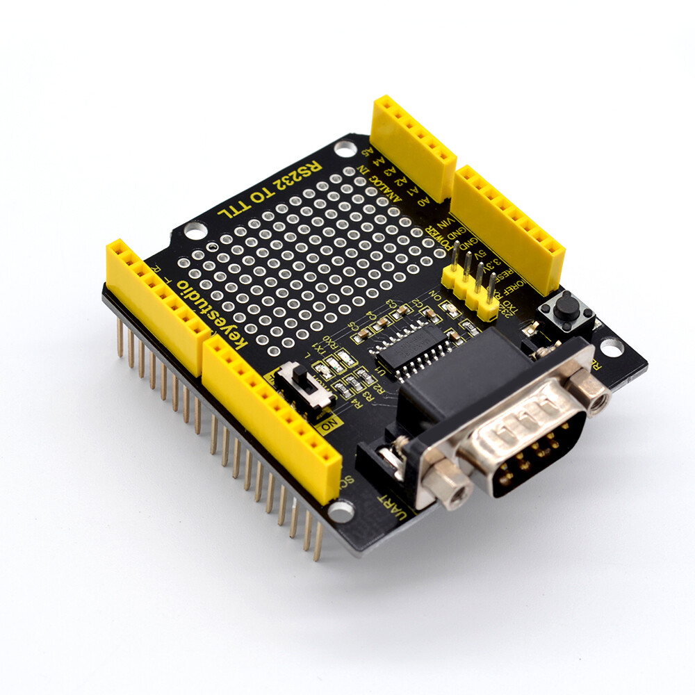 Keyestudio RS232 til TTL konverteringsskærm kompatibel med Arduino Uno