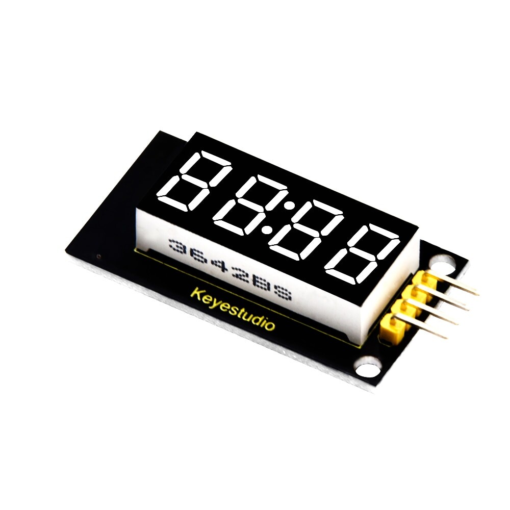 Keyestudio 4-stifts LED-displaymodul TM1637 til Arduino