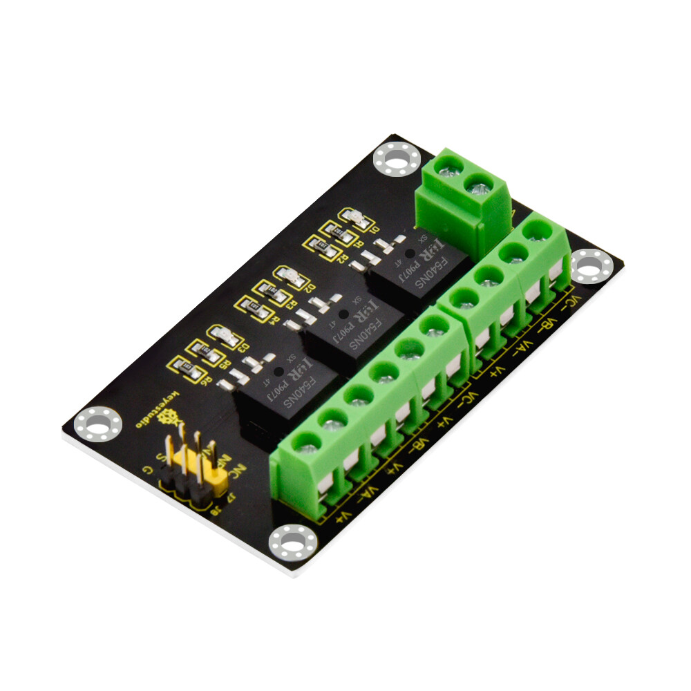 Keyestudio 3-kanals IRF540NS højstrøms MOSFET-modul til Arduino