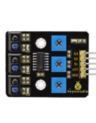 Keyestudio 3-kanals infrarødt sporingssensormodul til Arduino, smart bil, gør-det-selv
