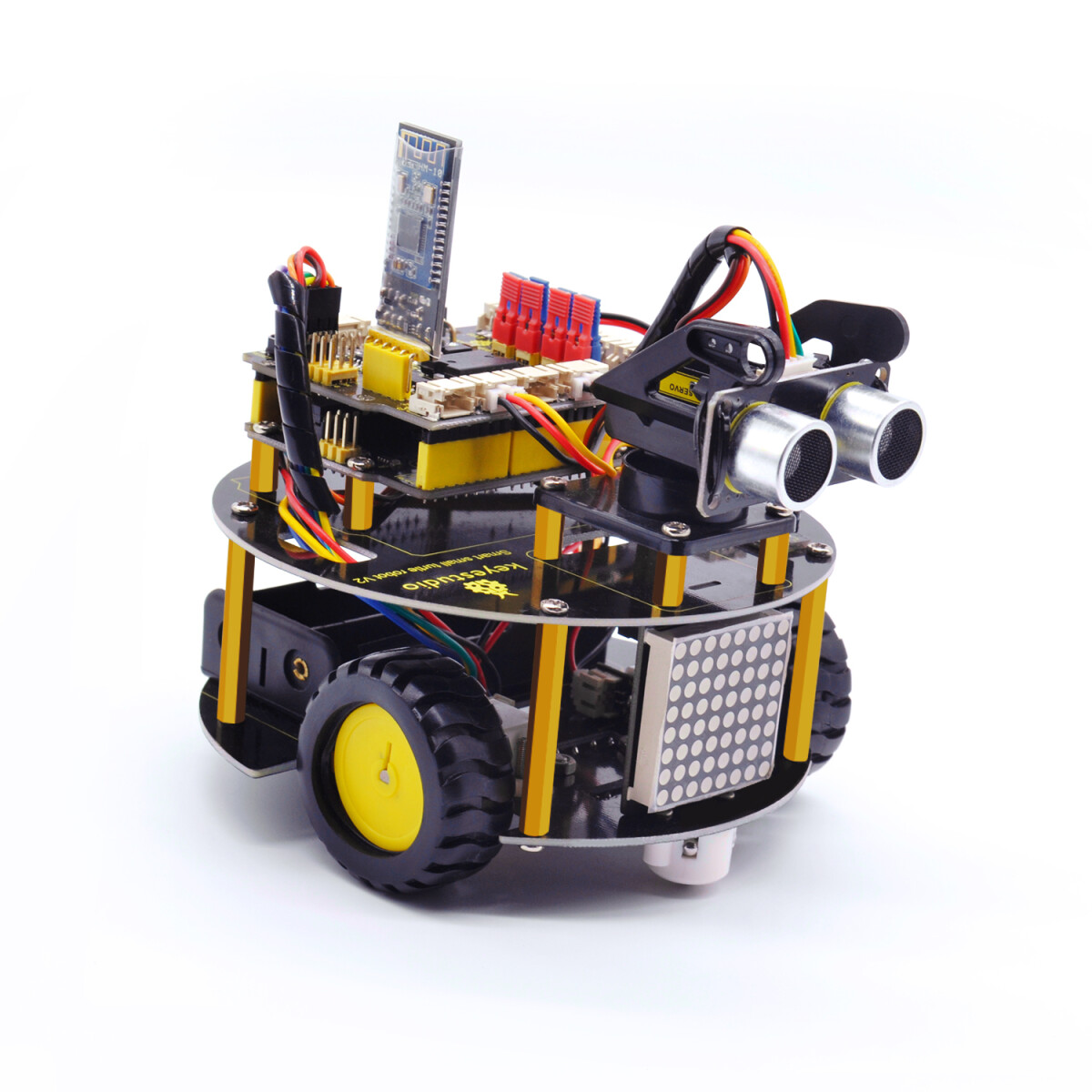 Keyestudio Smart Little Turtle Robot V3.0 til Arduino Robot STEM/Support IOS & Android APP kontrol