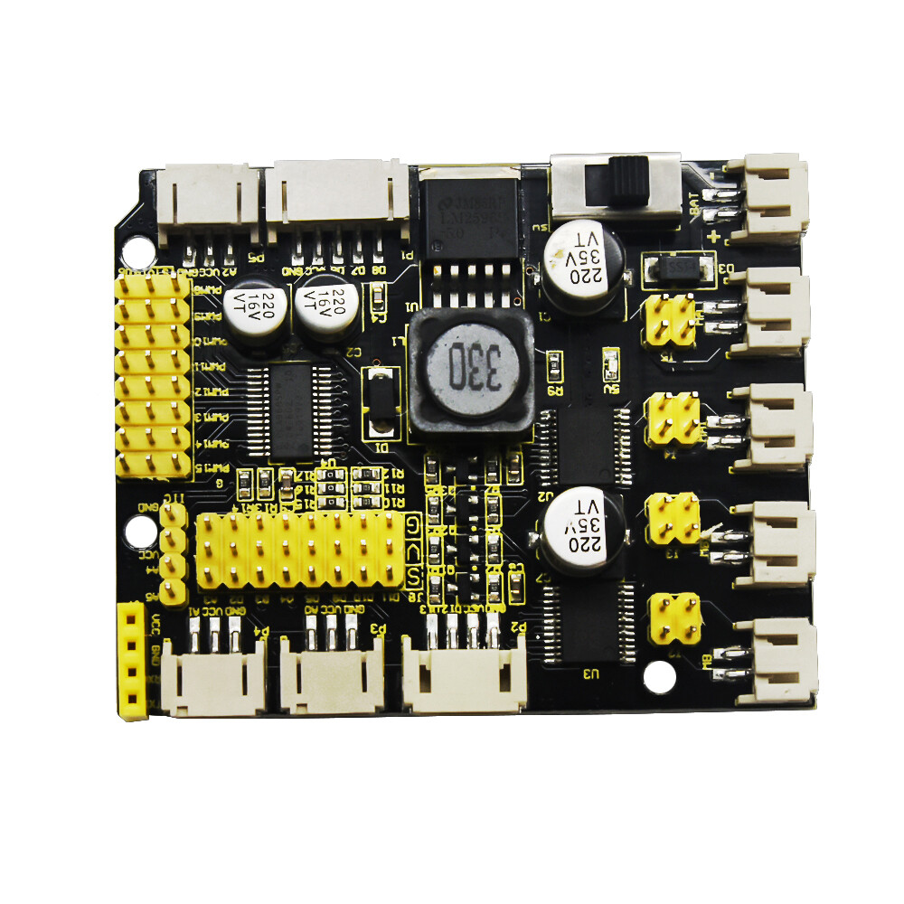 Keyestudio 4WD TB6612 DC Motor Driver Shield til Arduino Uno Smart Car
