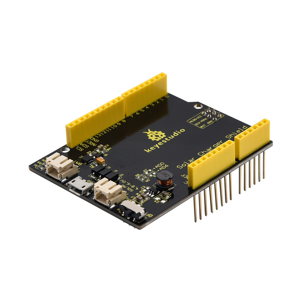 Keyestudio Solar Charger Shield for Arduino Uno genopladeligt batteri