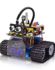 Keyestudio Mini Smart Tank Robot V3.0 Kit Til Arduino Robotbil DIY Programmerbar STEM-legetøj Kompatibel med Arduino & Mixly
