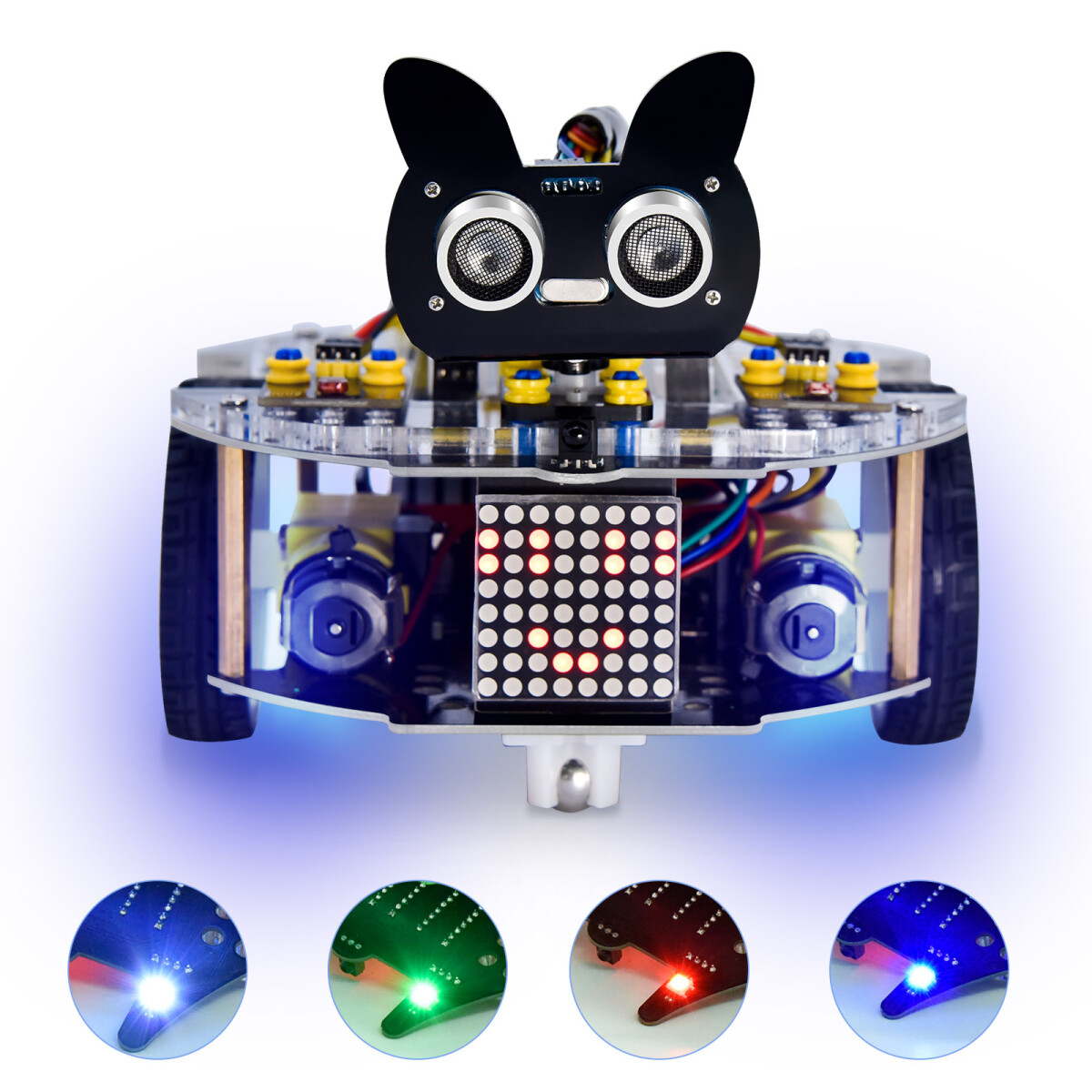 Keyestudio Beetlebot 3-i-1 Robot til Arduino STEM uddannelse