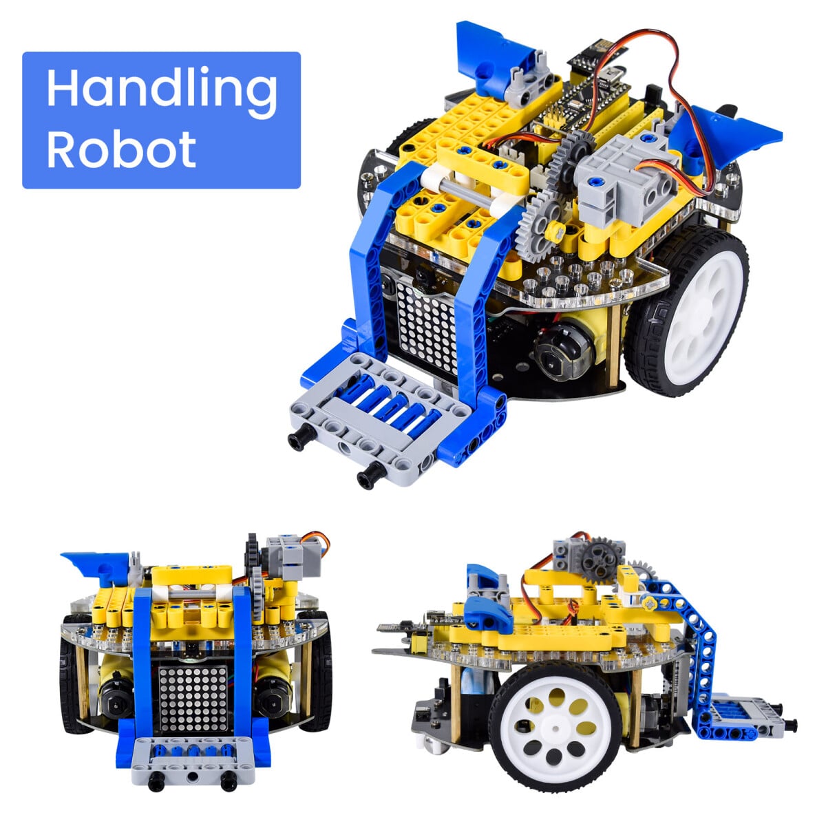 Keyestudio Beetlebot 3-i-1 Robot til Arduino STEM uddannelse