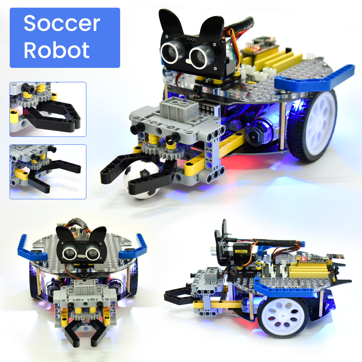 Keyestudio Beetlebot 3-i-1 Robot til Arduino STEM uddannelse
