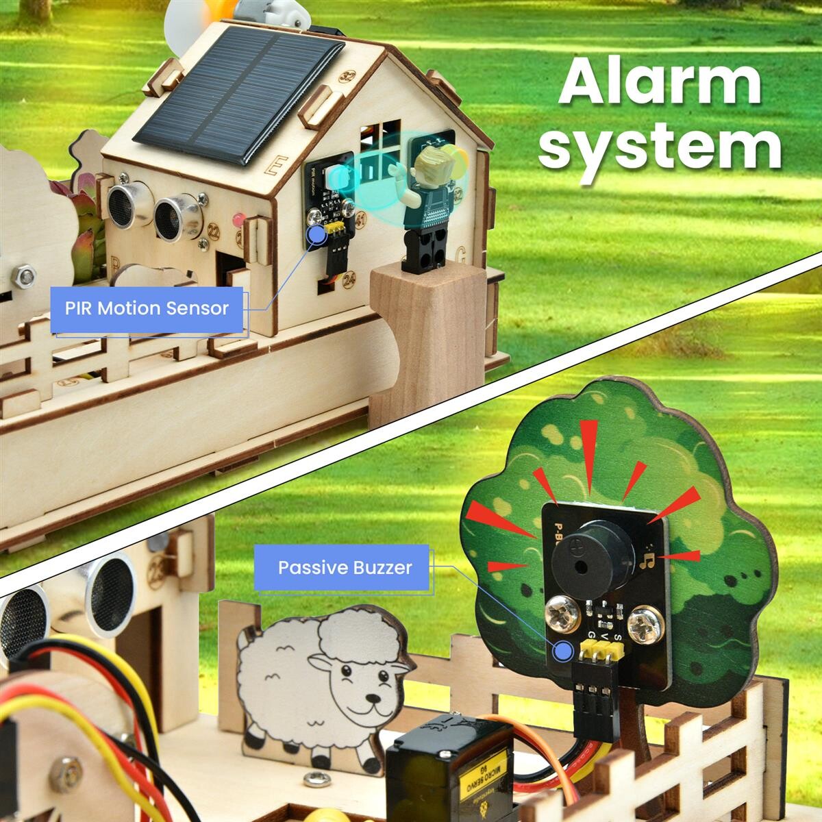 Keyestudio ESP32 IoT Control Smart Farm Starter Kit til Arduino Scratch 3.0 Grafisk programmering