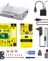 Keyestudio Raspberry Pi 4B Kit EU-stik Strømforsyning (uden Raspberry Pi)