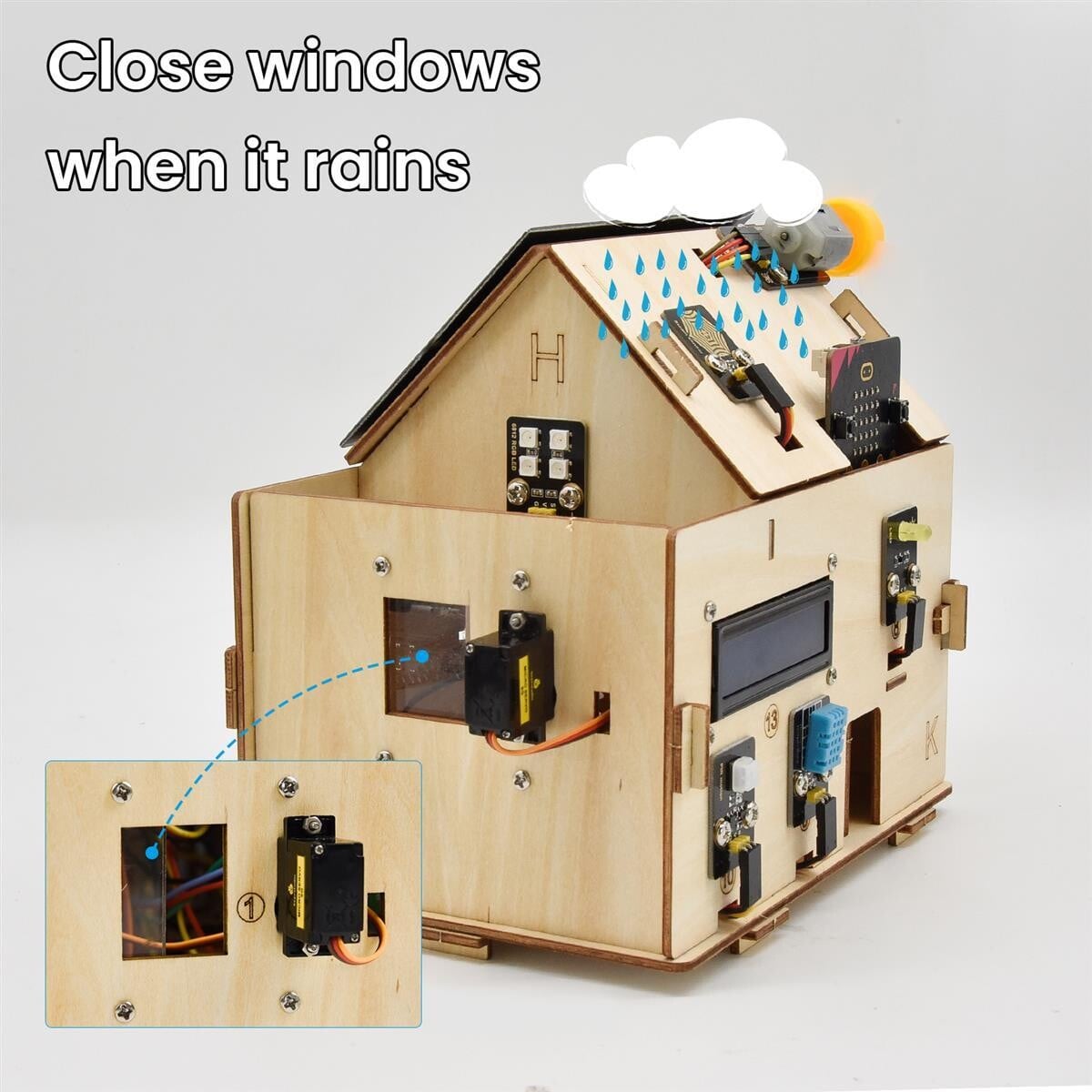 Keyestudio Smart Home Kit med micro:bit Bord