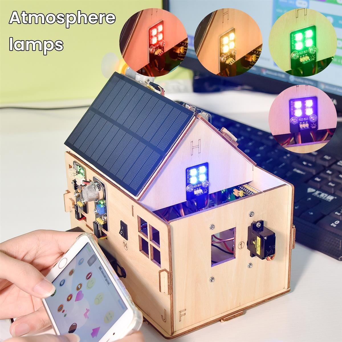 Keyestudio Smart Home Kit med micro:bit Bord