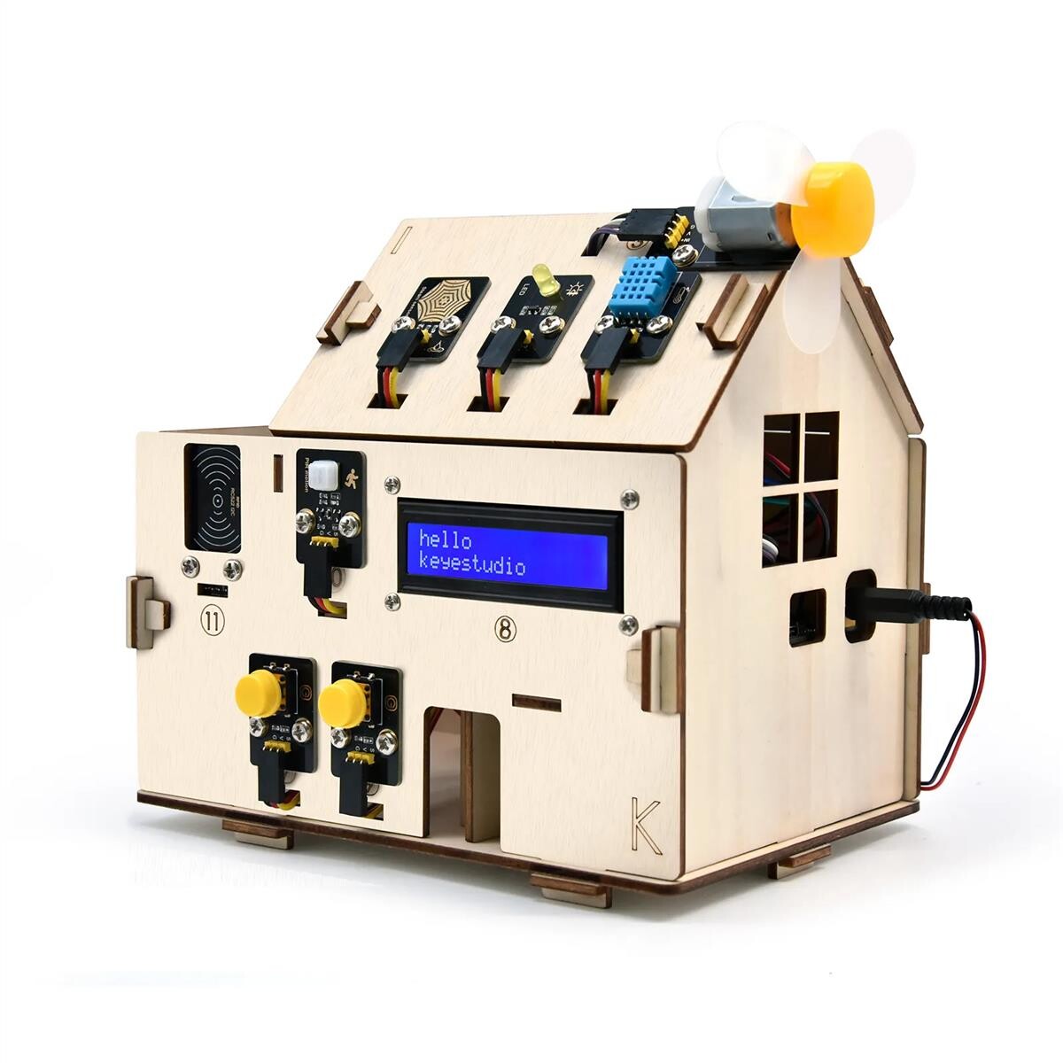 Keyestudio IoT Smart Home Kit ESP32 Starter Kit til elektronisk DIY STEM-uddannelse