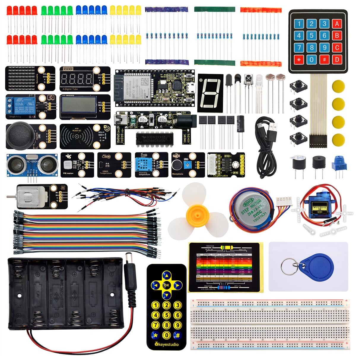 Keyestudio ESP32 Learning Kit Ultimate Edition Starter Module Kit DIY Programmeringskit