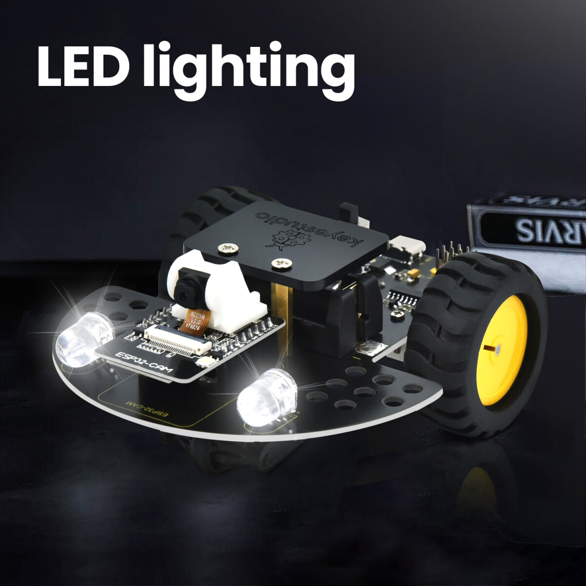 Keyestudio ESP32-CAM Visuelt Smart Car til Arduino Robot Kit
